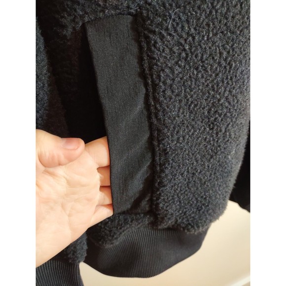 Calvin Klein Women's M Teddy Sweatshirt NWT Heavyweight Thick Designer Hooded - Picture 3 of 13